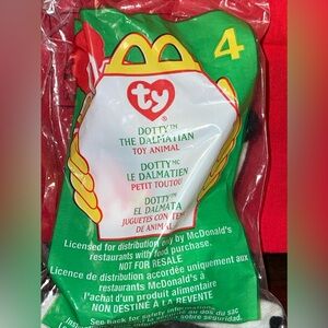 NIPNWT Ty Beanie Babies Teenie Beanies Dottie the Dalmation from McDonald’s